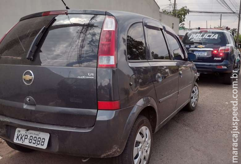 Carro com registro de furto é recuperado pela polícia em Campo Grande Carro com registro de furto é recuperado pela polícia em Campo Grande