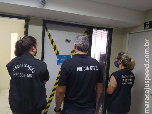 Consórcio sem alvará de funcionamento é interditado em Campo Grande