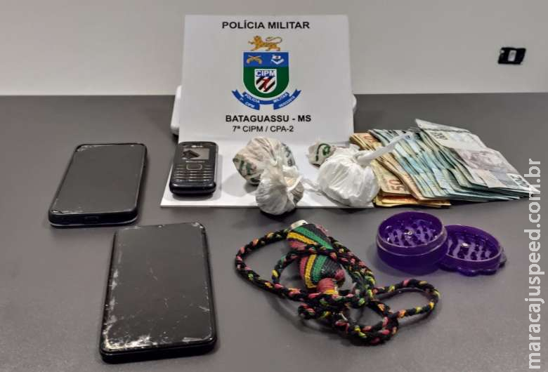 Dupla é presa em flagrante por tráfico de drogas