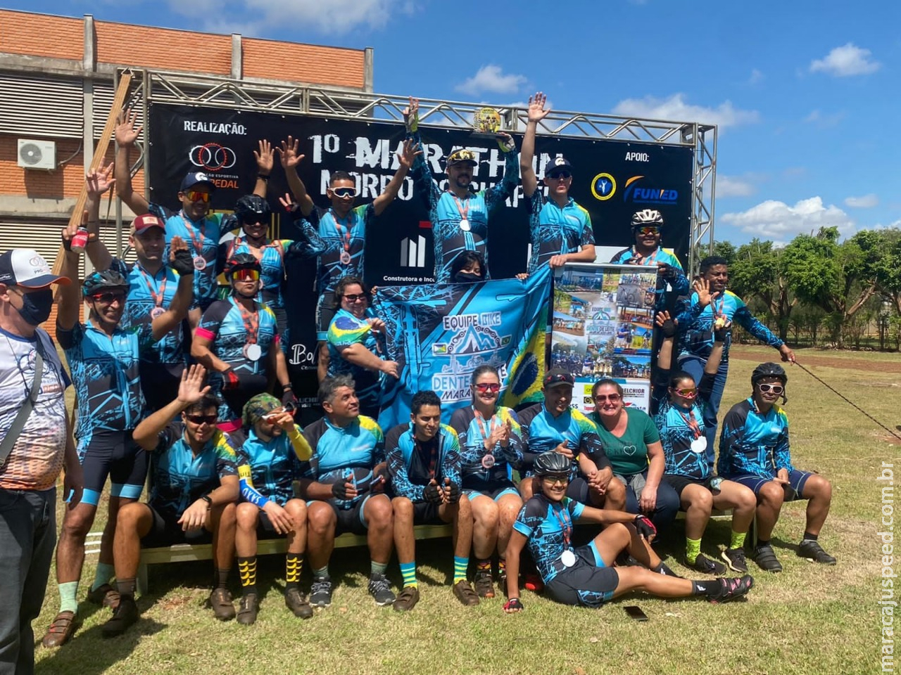 Equipe maracajuense de mountain bike  participa do "1° Marathon - Morro do Chapéu" na cidade de Dourados