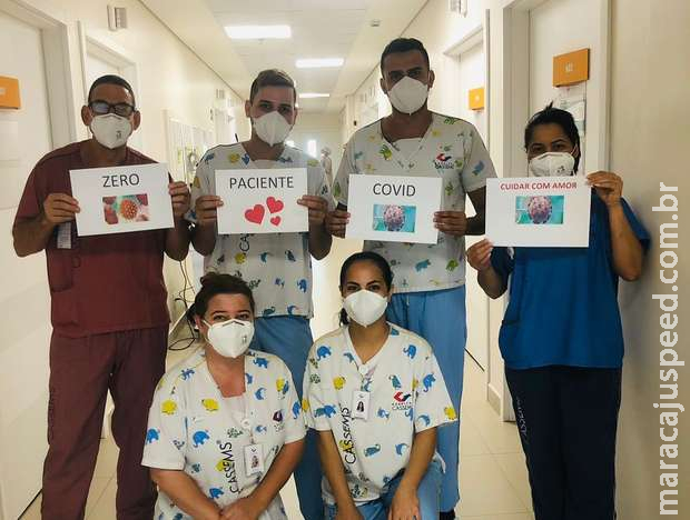 Graças a Deus: Cassems celebra dia sem pacientes de covid em Campo Grande