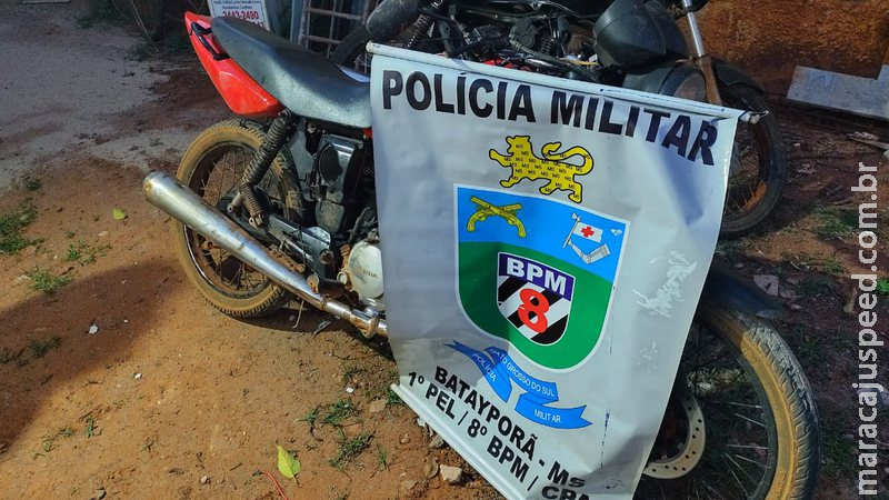Homem é preso em flagrante com moto roubada durante abordagem da PM