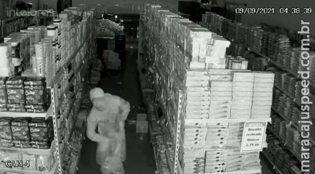 ladrão abusado furta mercado por duas madrugadas seguidas em Dourados ladrão abusado furta mercado por duas madrugadas seguidas em Dourados