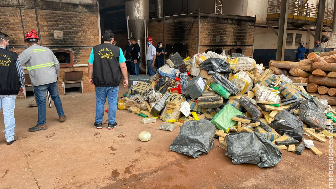Maracaju: Polícia Civil em parceria com Vigilância Sanitária, incineram mais de 5 toneladas de entorpecentes Maracaju: Polícia Civil em parceria com Vigilância Sanitária, incineram mais de 5 toneladas de entorpecentes