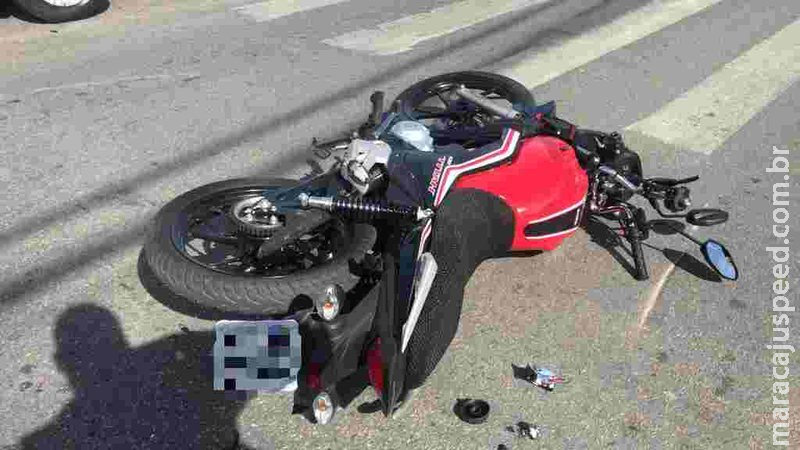 Motorista bate em moto e foge sem prestar socorro na Gury Marques Motorista bate em moto e foge sem prestar socorro na Gury Marques