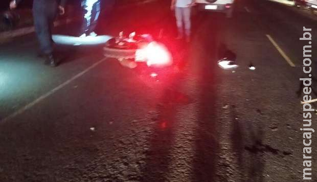 Mototaxista é atropelado por carreta e morre em MS Mototaxista é atropelado por carreta e morre em MS