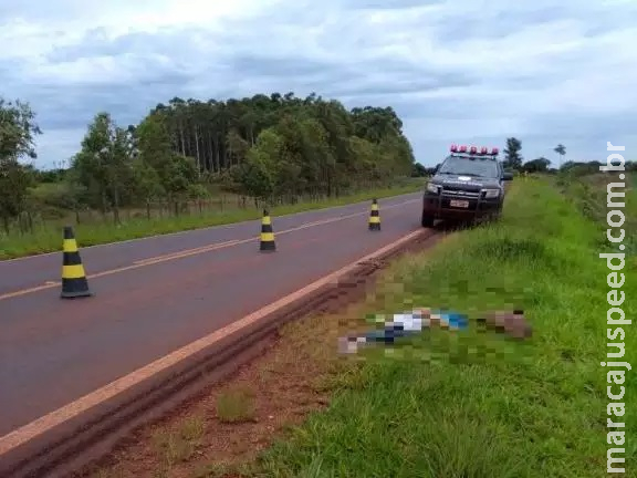 Mulher é avisada por desconhecido que irmão foi morto e jogado em rodovia de Ponta Porã Mulher é avisada por desconhecido que irmão foi morto e jogado em rodovia de Ponta Porã