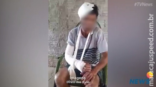 Mulher grava vídeo após espancar companheiro e pergunta: 
