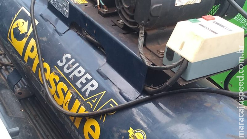 Polícia apreende máquinas que foram apropriadas indevidamente