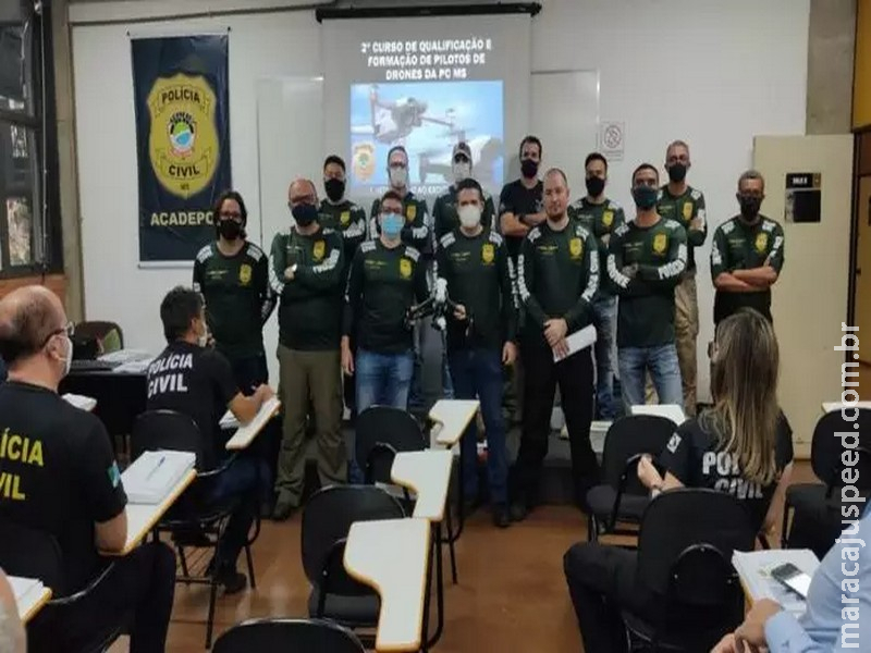 Polícia Civil realiza curso de qualificação e formação de pilotos de drones