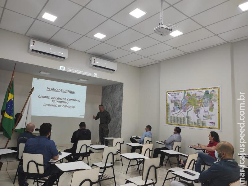 Polícia Militar discute plano estratégico de defesa na região de Maracaju Polícia Militar discute plano estratégico de defesa na região de Maracaju