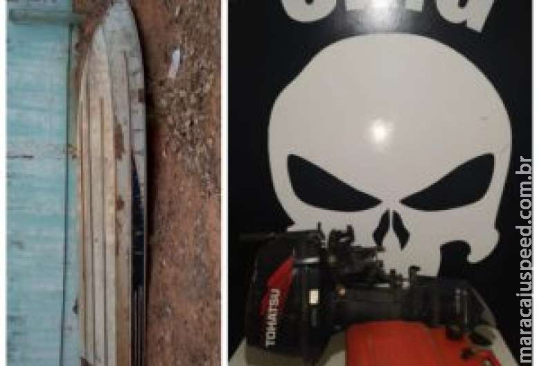 Polícia recupera barco e motor de vítima de estelionato Polícia recupera barco e motor de vítima de estelionato