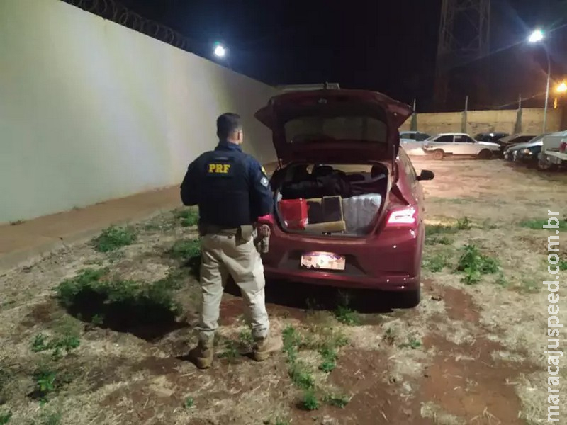 PRF apreende quase 1,5 tonelada de maconha em dois veículos na BR-060 PRF apreende quase 1,5 tonelada de maconha em dois veículos na BR-060