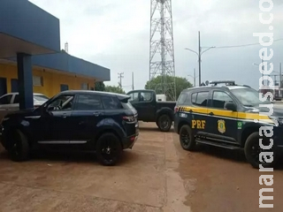 PRF recupera veículo de luxo em Ponta Porã PRF recupera veículo de luxo em Ponta Porã