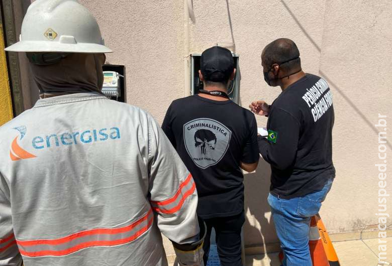 Quatro são presos em operação contra furto de energia elétrica Quatro são presos em operação contra furto de energia elétrica
