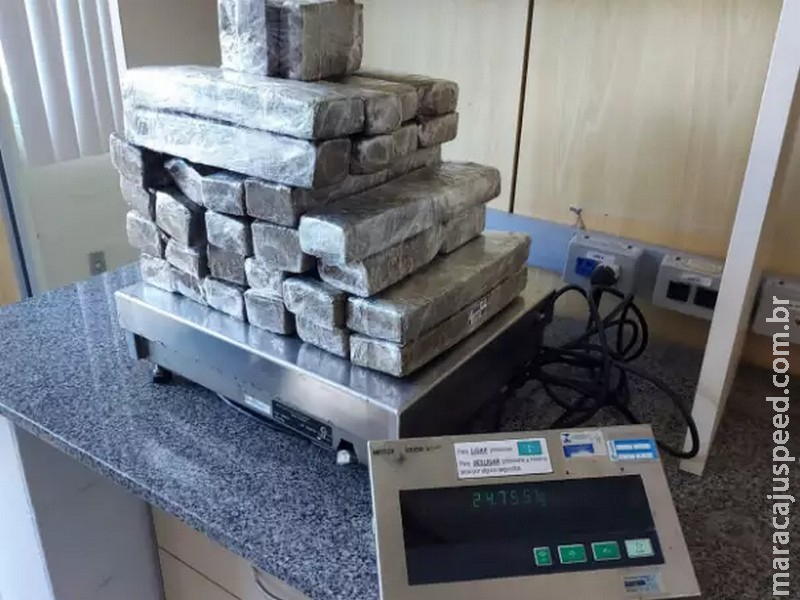 Reincidente, campo-grandense é preso com mala cheia de maconha Reincidente, campo-grandense é preso com mala cheia de maconha