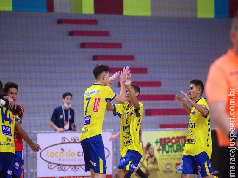 Time de MS empata e mantém liderança na Taça Brasil de Futsal Time de MS empata e mantém liderança na Taça Brasil de Futsal