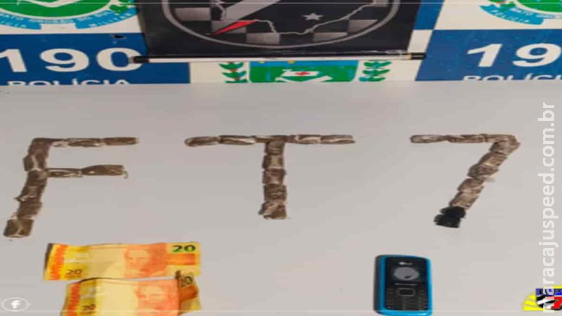 Adolescente é apreendido por tráfico de drogas em Anastácio Adolescente é apreendido por tráfico de drogas em Anastácio