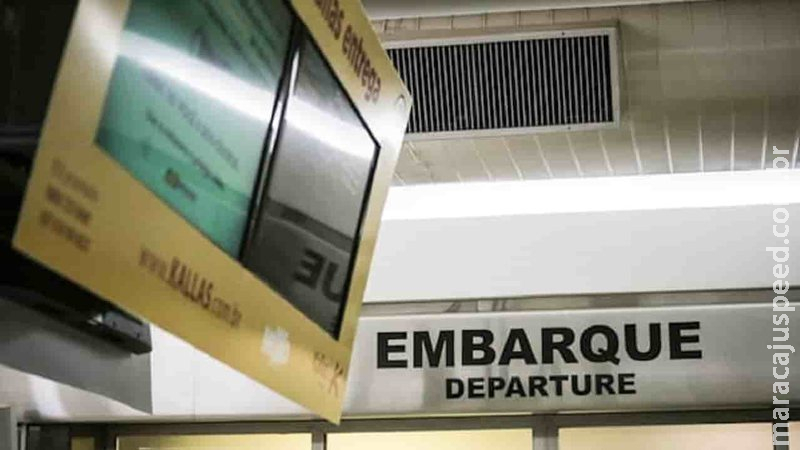 Apesar do clima, aeroporto de Campo Grande opera normalmente neste sábado Apesar do clima, aeroporto de Campo Grande opera normalmente neste sábado