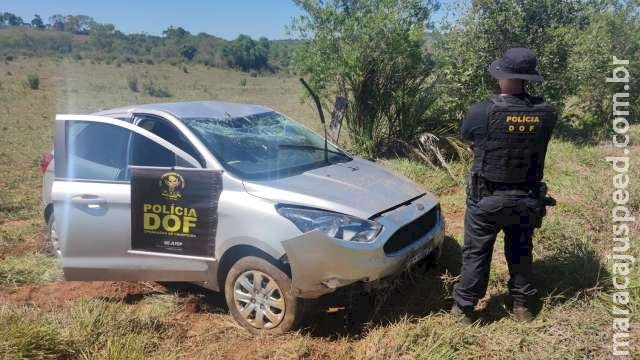 Bandido é preso após capotar veículo roubado há 5 dias em MG Bandido é preso após capotar veículo roubado há 5 dias em MG
