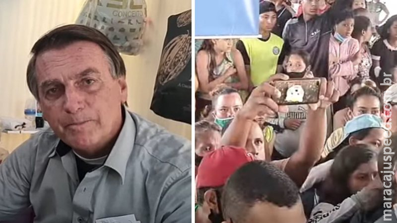 Bolsonaro aproveita visita a refugiados da Venezuela para atacar esquerda e Lula Bolsonaro aproveita visita a refugiados da Venezuela para atacar esquerda e Lula