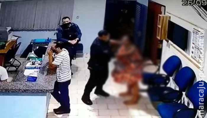 Condenado, PM que agrediu mulher na delegacia pode voltar às ruas em MS Condenado, PM que agrediu mulher na delegacia pode voltar às ruas em MS