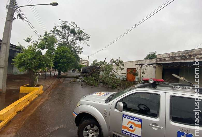 Defesa Civil emite alerta de tempestade com possível queda de granizo e descargas elétricas