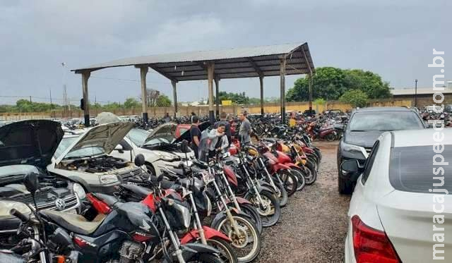Detran abre leilão de 70 veículos em quatro cidades de MS