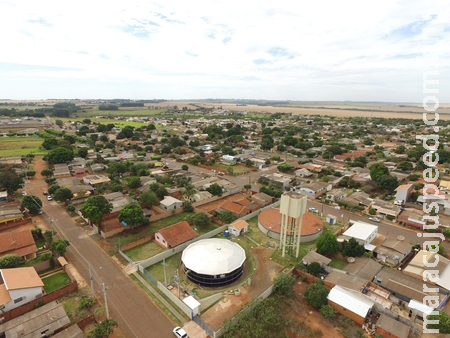 Governo do Estado e Sanesul entregam importantes obras de saneamento em Sidrolândia Governo do Estado e Sanesul entregam importantes obras de saneamento em Sidrolândia
