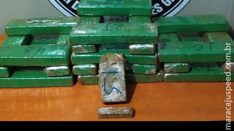 Homem é preso com 18 kg de maconha após monitoramento Homem é preso com 18 kg de maconha após monitoramento
