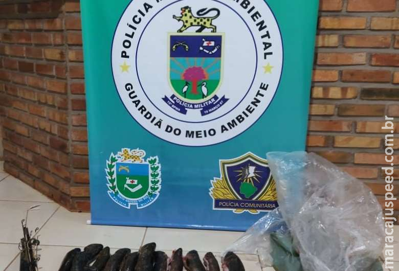 Homem é preso por pesca e transporte ilegal de pescado Homem é preso por pesca e transporte ilegal de pescado