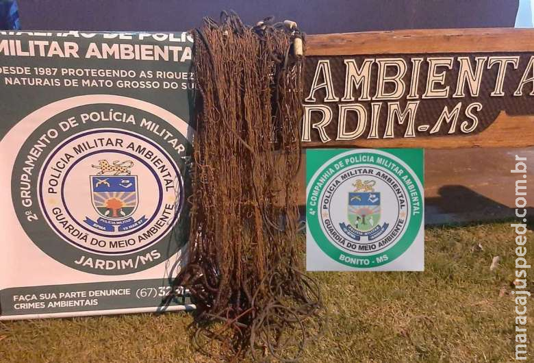 Homem é preso por pesca em local proibido e uso de petrecho ilegal Homem é preso por pesca em local proibido e uso de petrecho ilegal