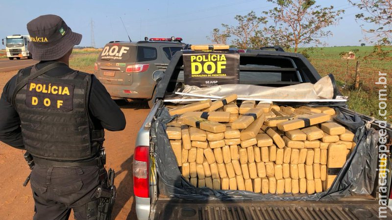 Jovem de 18 anos é preso em S-10 com mais de uma tonelada de maconha Jovem de 18 anos é preso em S-10 com mais de uma tonelada de maconha