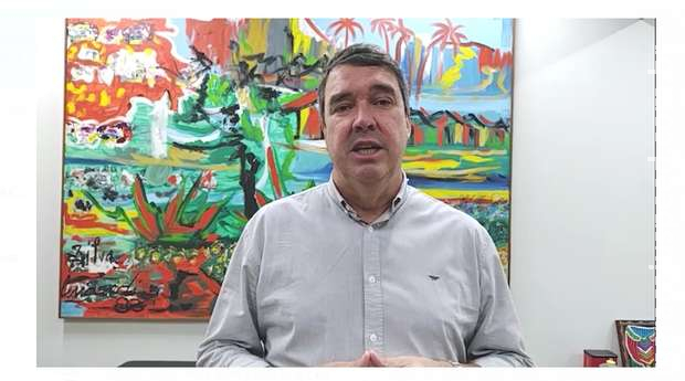 Líder na pandemia, Riedel dá mensagem de esperança à população nos 44 anos de MS Líder na pandemia, Riedel dá mensagem de esperança à população nos 44 anos de MS