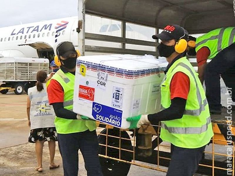 Mato Grosso do Sul recebe mais 37.440 doses da vacina da Pfizer nesta quinta-feira Mato Grosso do Sul recebe mais 37.440 doses da vacina da Pfizer nesta quinta-feira