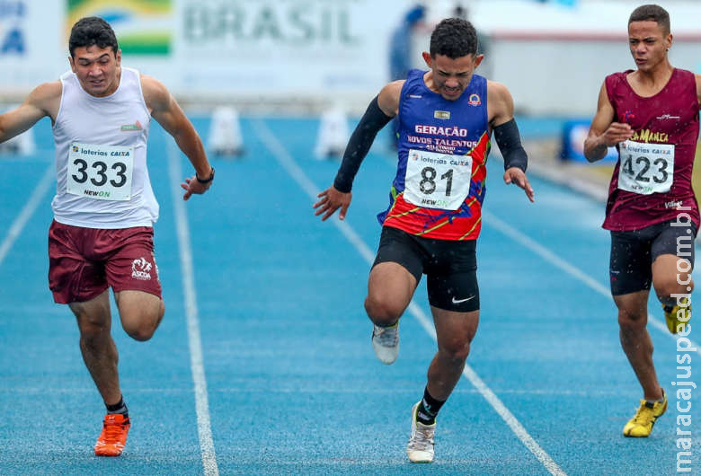 MS conquista dois ouros e um bronze no Campeonato Brasileiro Sub-16 de Atletismo 