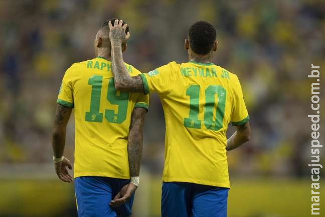 Neymar e Raphinha brilham em vitória e empolgam torcida Neymar e Raphinha brilham em vitória e empolgam torcida
