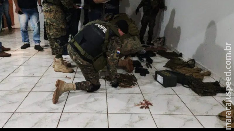 Operação encontra arsenal de guerra e carros que podem ter sido usado em execução de filha de governador na fronteira Operação encontra arsenal de guerra e carros que podem ter sido usado em execução de filha de governador na fronteira
