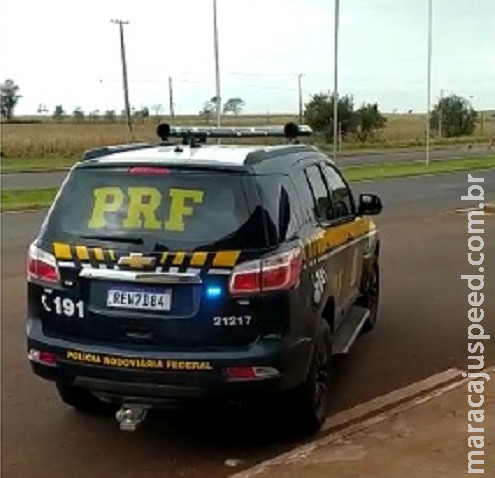 Passageira de ônibus é presa pela PRF com 16 kg de maconha em Caarapó Passageira de ônibus é presa pela PRF com 16 kg de maconha em Caarapó