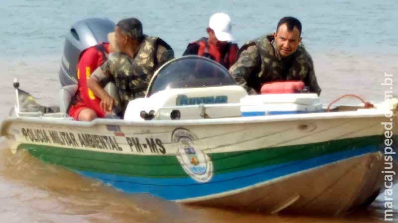 Pescador está desparecido no Rio Paraná desde temporal de poeira Pescador está desparecido no Rio Paraná desde temporal de poeira