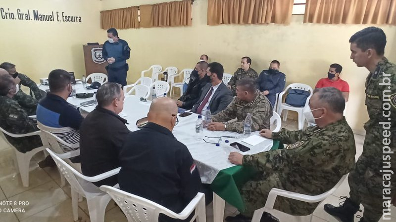 PM participa de reunião binacional de segurança pública na fronteira PM participa de reunião binacional de segurança pública na fronteira