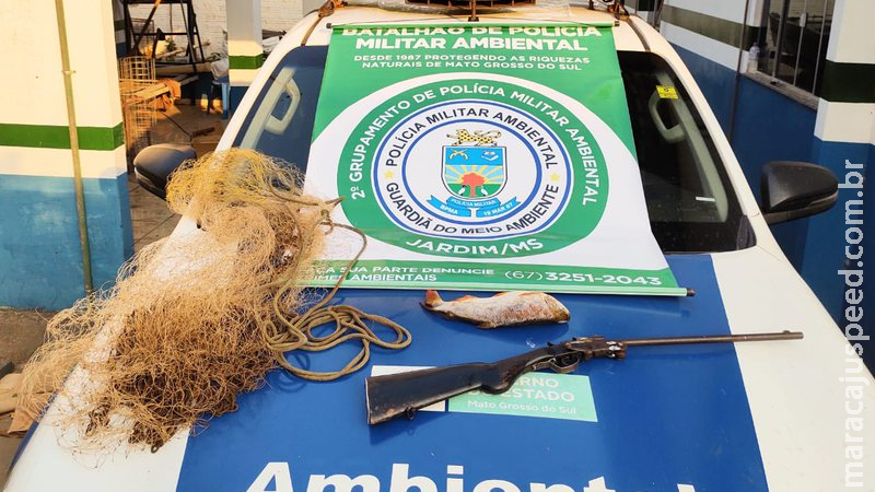  PMA é recebida a tiros em acampamento de pesca em Jardim