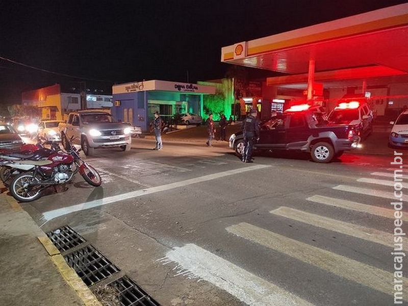 Polícia Militar em conjunto com a “Operação Hórus” realiza policiamento ostensivo/preventivo em Maracaju, e cumpre mandados de prisão e recolhe 13 veículos irregulares
