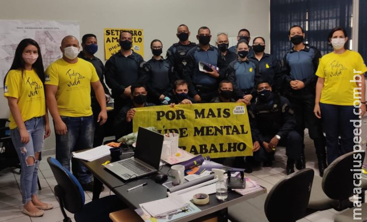 Polícia Militar participa de palestra sobre prevenção ao suicídio Polícia Militar participa de palestra sobre prevenção ao suicídio