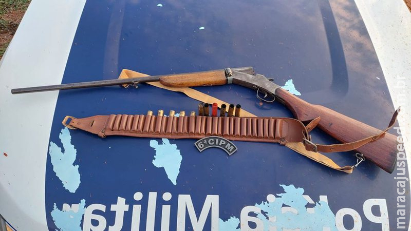 Polícia prende homem por disparos de arma de fogo próximo ao assentamento Polícia prende homem por disparos de arma de fogo próximo ao assentamento