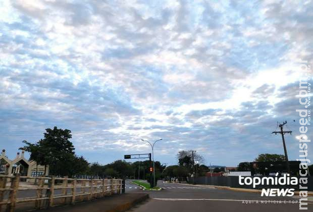 Previsão de pancadas de chuva e temperaturas agradáveis em MS Previsão de pancadas de chuva e temperaturas agradáveis em MS