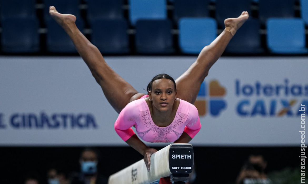 Rebeca Andrade brilha no 1º dia do Brasileiro de Ginástica Artística Rebeca Andrade brilha no 1º dia do Brasileiro de Ginástica Artística