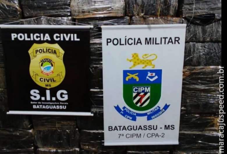 Ação conjunta resulta em apreensão de uma tonelada de maconha Ação conjunta resulta em apreensão de uma tonelada de maconha