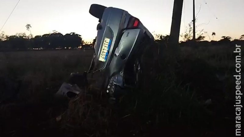 Acidente na MS-379 mata uma pessoa e deixa outra ferida Acidente na MS-379 mata uma pessoa e deixa outra ferida