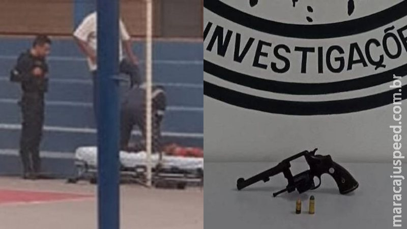 Acusado de matar a tiros rapaz em frente a escola é preso no serviço pela polícia Acusado de matar a tiros rapaz em frente a escola é preso no serviço pela polícia